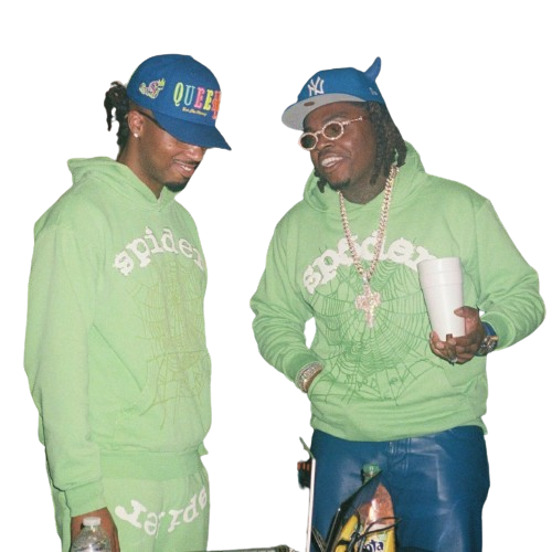 Green Sp5der Hoodie